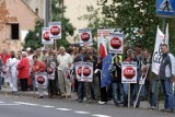 Blokada krajowej drogi w Jaworze