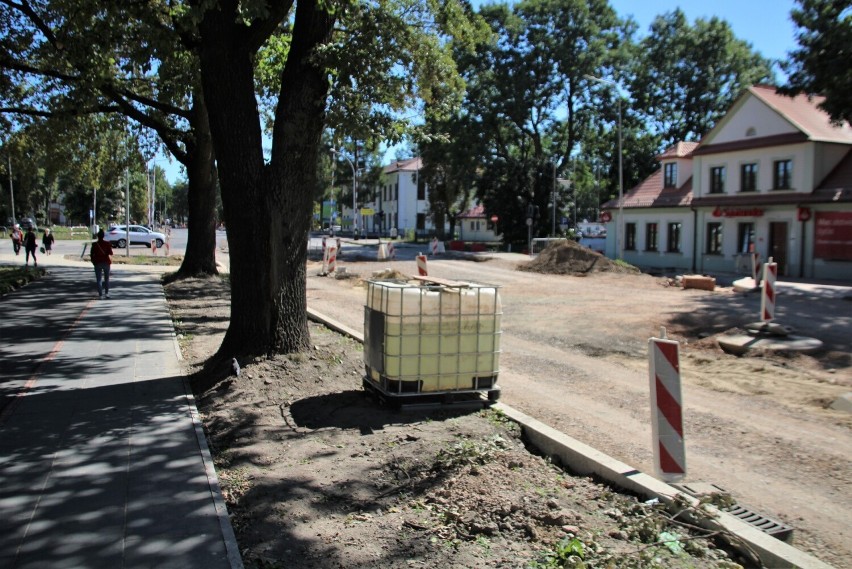 Zamość. Kurzy się na potęgę, ale remont ulicy Partyzantów idzie pełną parą