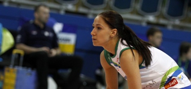Magdalena Saad w barwach Atomu Trefla Sopot, z którym w 2012 roku zdobyła złoto mistrzostw Polski