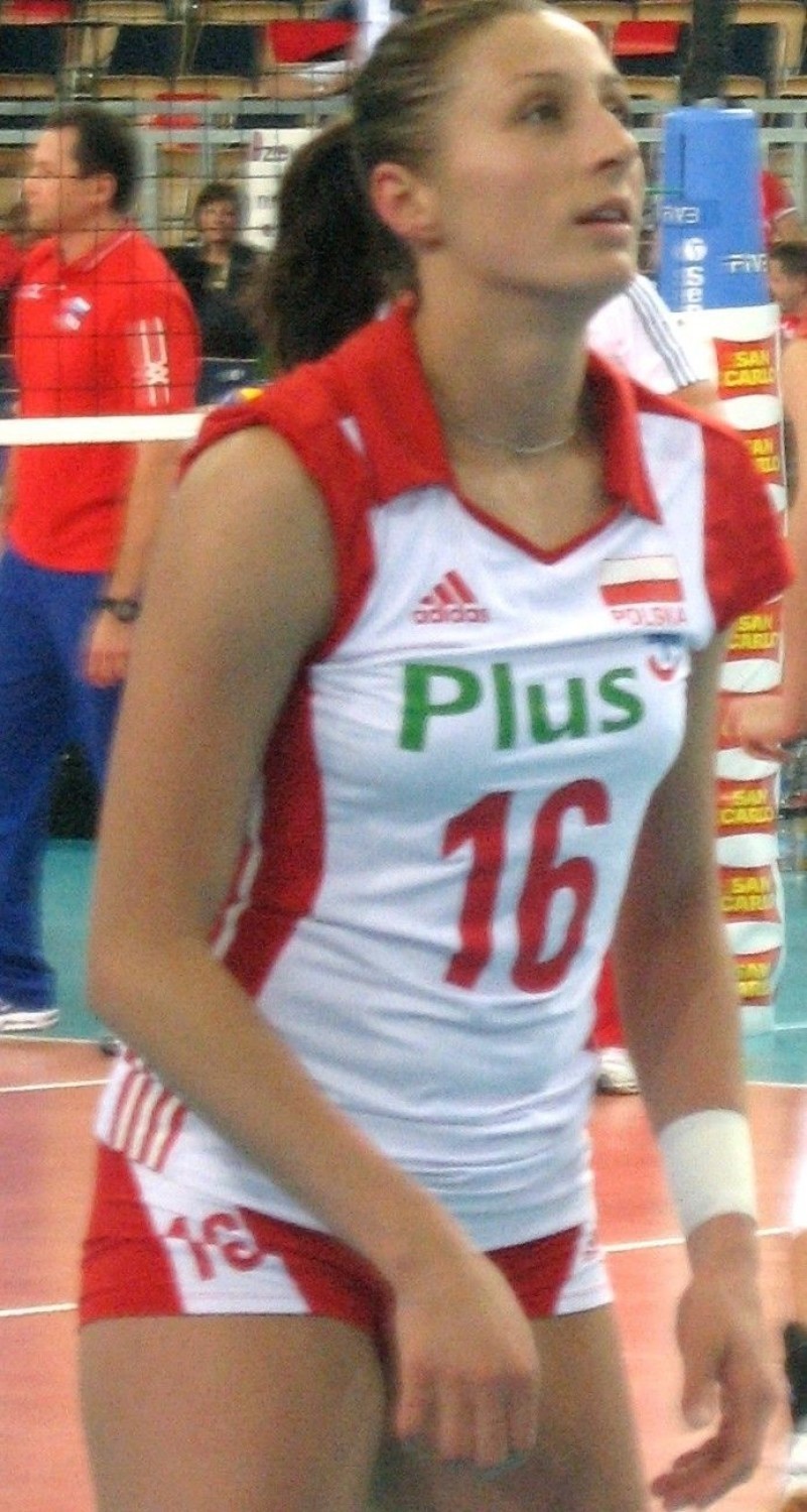 Aleksandra Jagieło podczas treningu.