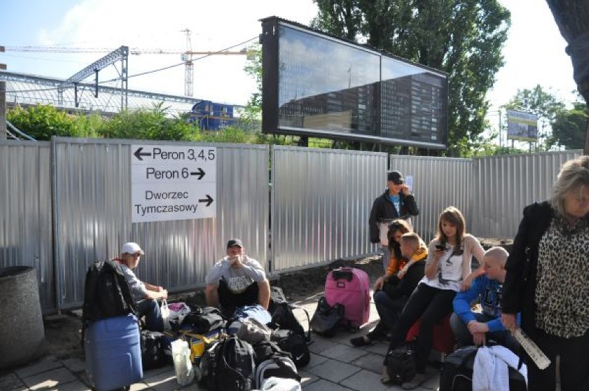 Strajk na kolei 5 lipca (Wrocław Główny)