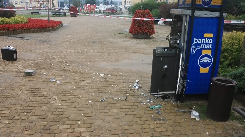 Nocny atak w Skarżysku, bankomat wyleciał w powietrze!