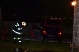 Straż Pożarna w Jarocinie: Pożar samochodu osobowego w Magnuszewicach FOTO