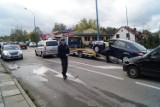 Wypadek w Olkuszu. Ford zderzył się z lanosem
