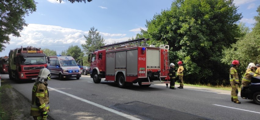 Kolizja na DK-6 w okolicach Leśnic. Sprawca ukarany mandatem