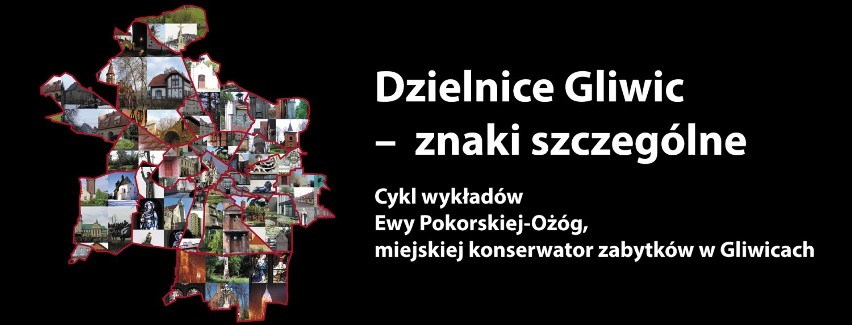 "Dzielnice Gliwic – znaki szczególne" - plakat wydarzenia