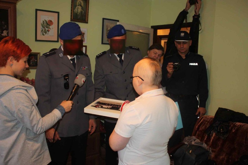 Policjanci z Kosowa zebrali pieniądze dla Kuby Szlachcica z Zawiercia