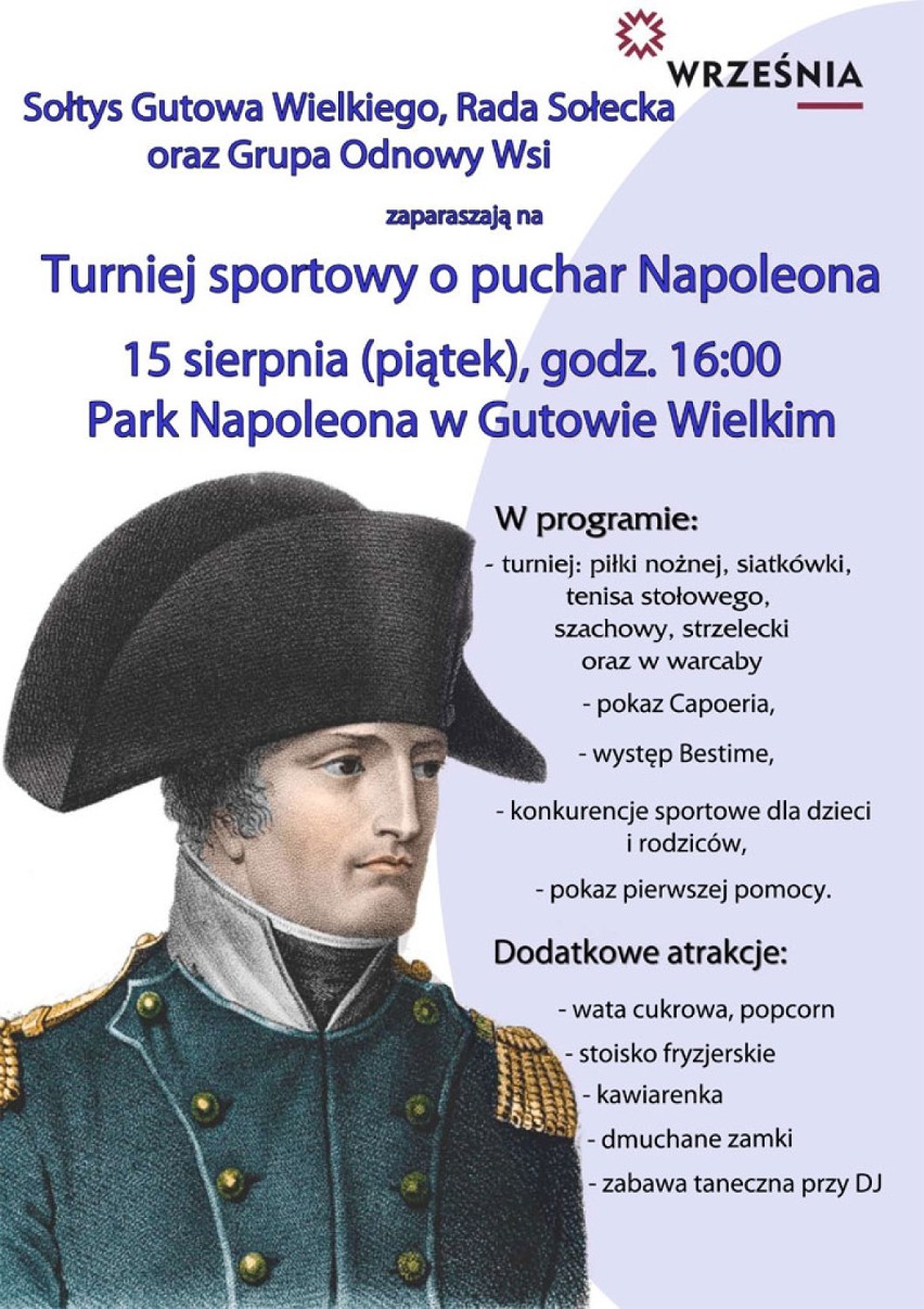 Turniej o puchar Napoleona w Gutowie Wielkim.