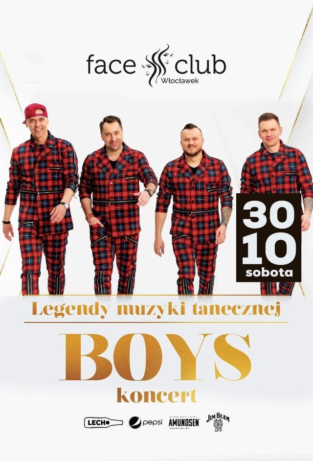 Koncert zespołu Boys w Face Club we Włocławku przełożony