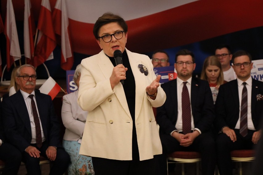 Premier Beata Szydło w Ostródzie