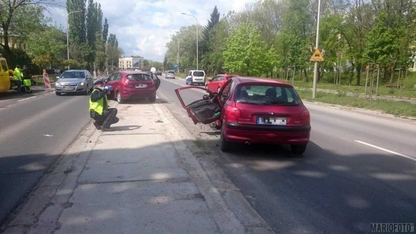 Wypadek na ul. Batalionów Chłopskich w Opolu.