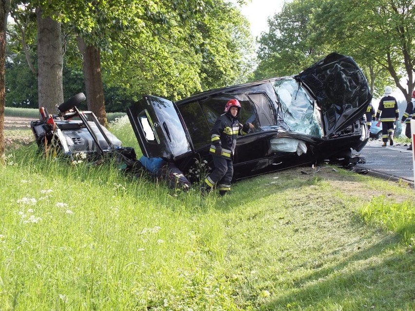 Krajenka: Wypadek na trasie Klukowo-Krajenka. Wypadek drogowy Klukowo-Krajenka [ZDJĘCIA]