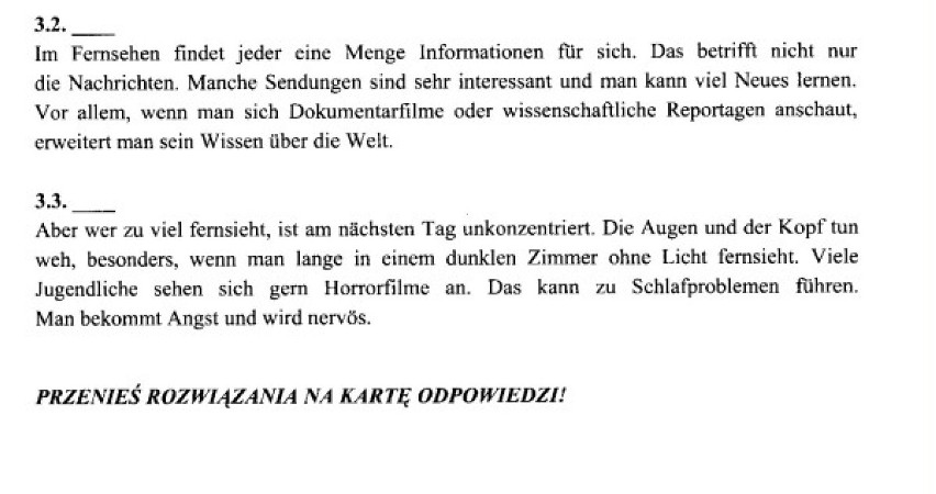 26 kwietnia gimnazjaliści napisali egzamin gimnazjalny z...