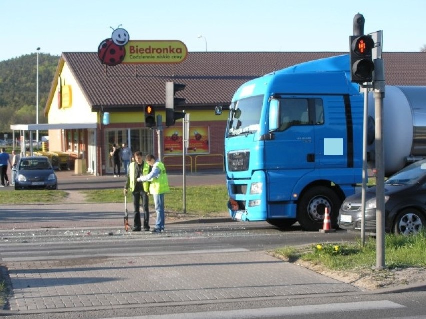 Zderzenie busa z cysterną w Wejherowie