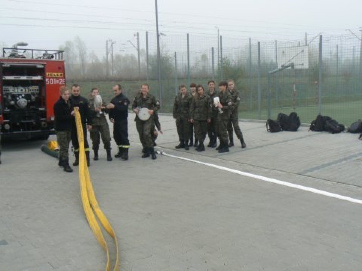 Lubliniec: Straż pożarna podczas szkolenia