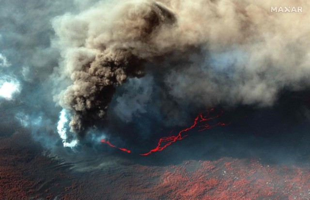 Instytut Meteorologii i Gospodarki Wodnej poinformował o kolejnej porcji zanieczyszczeń z wulkanu Cumbre Vieja, która obecnie przechodzi nad Polską.