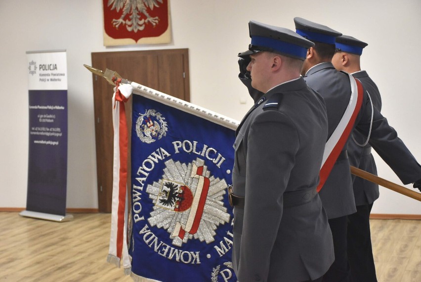 Malbork. Święto Policji 2022 w garnizonie powiatowym. Awanse, odznaczenia, wyróżnienia, podziękowania i życzenia