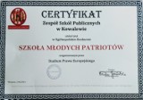 Zespół Szkół Publicznych im. Jana Pawła II w Kowalewie laureatem Ogólnopolskiego Konkursu "Szkoła Młodych Patriotów"