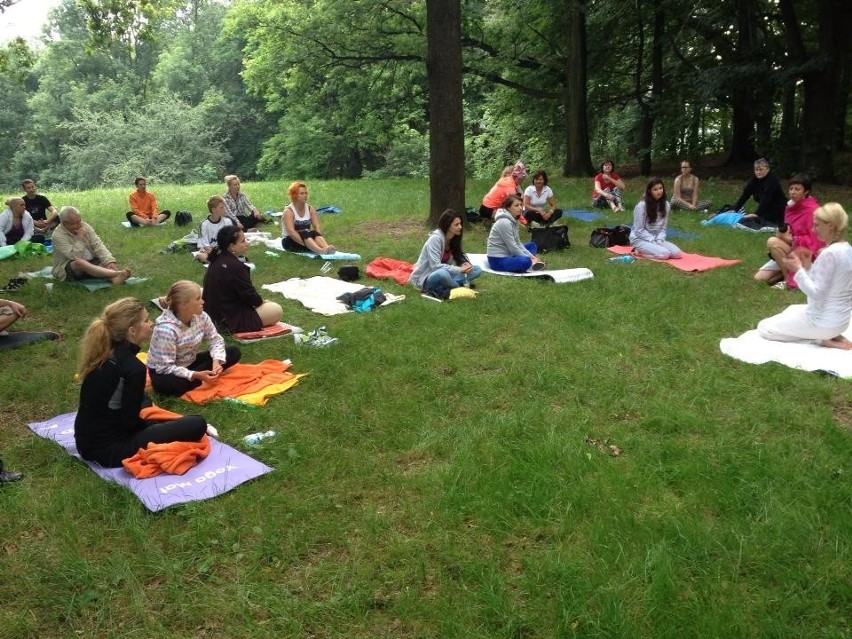 Park Sobieskiego w Wałbrzychu gościł ćwiczących