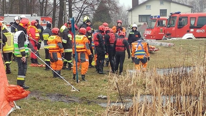 Ćwiczenia strażaków Kłobuck