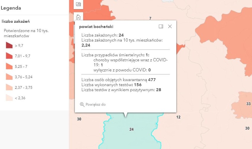 Koronawirus. Większa liczba zakażeń SARS-CoV-2 w Tarnowie oraz powiatach: tarnowskim, dąbrowskim, brzeskim i bocheńskim [AKTUALIZACJA 28.04]