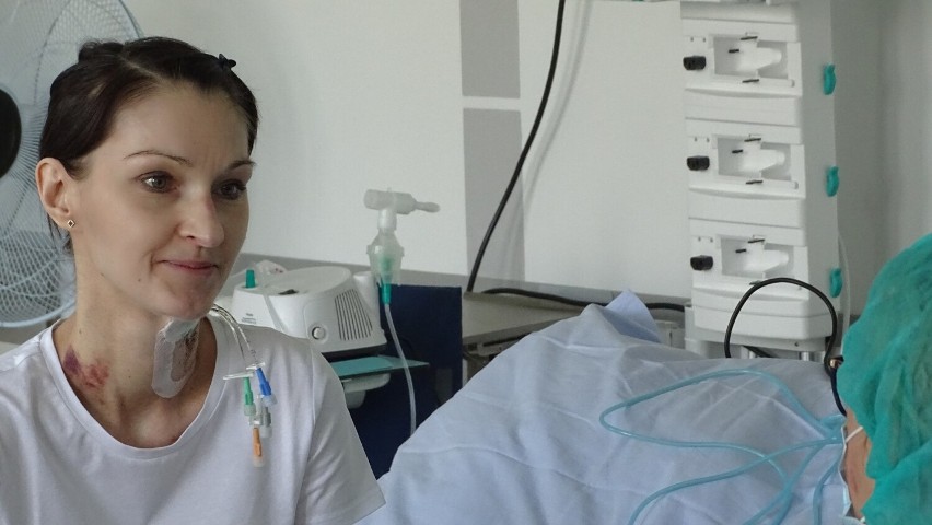 Pani Małgorzata w czerwcu miała operację przeszczepu serca.