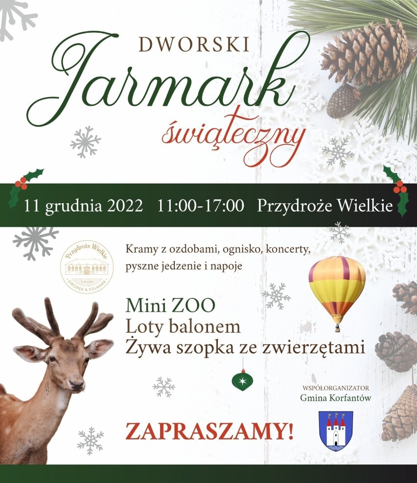 Trzy niezwykłe Jarmarki Bożonarodzeniowe na Opolszczyźnie już w najbliższy weekend 10-11 grudnia