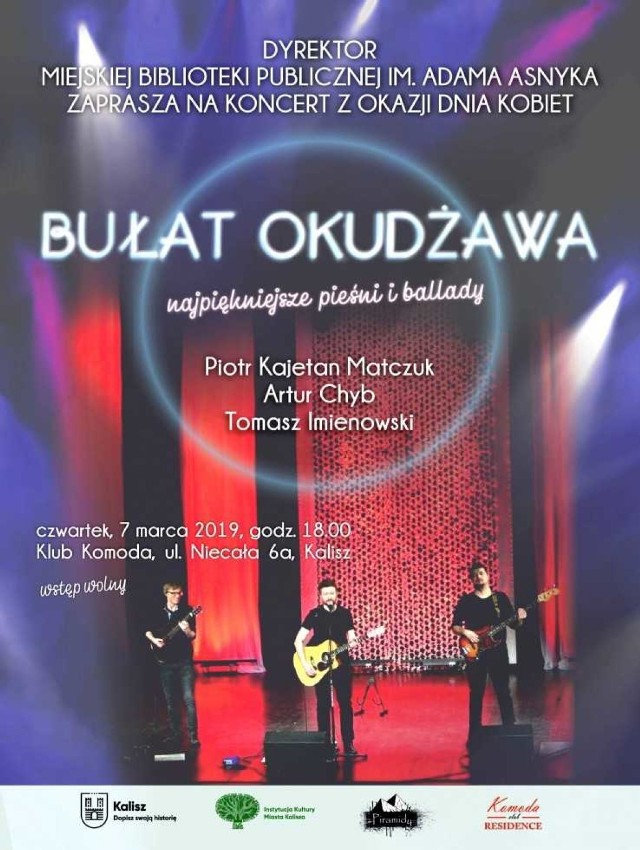 Koncert z okazji Dnia Kobiet. Biblioteka zaprasza na wieczór z pieśniami i balladami Bułata Okudżawy