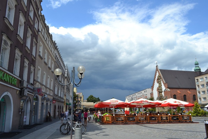 Burza do Raciborza zbliża się