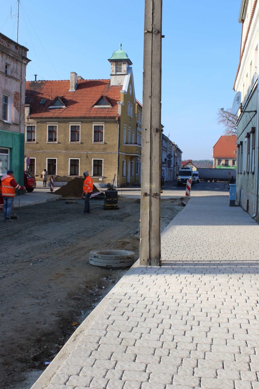 Remont na ulicy Pułaskiego