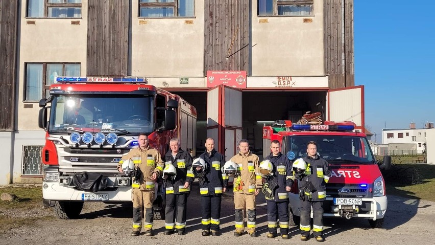 Strażacy z OSP Ocieszyn uczcili strażaków poległych z Ukrainy