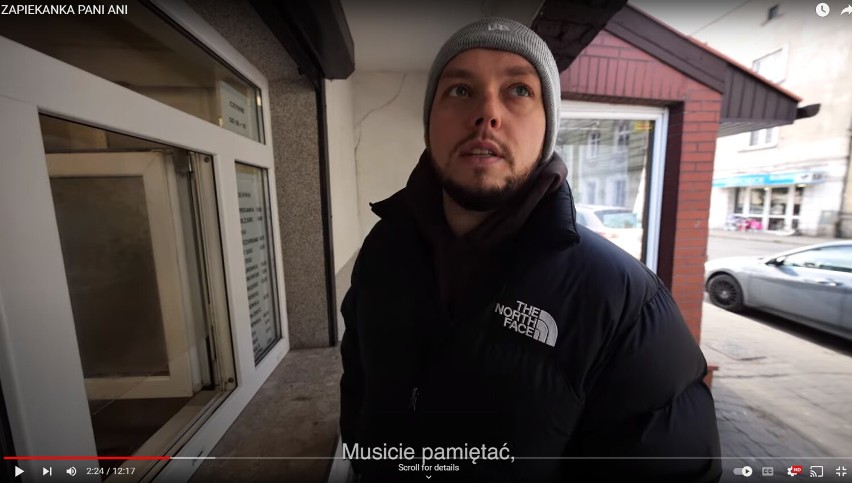 Znany YouTuber odwiedził Gniezno. Próbował zapiekanek Pani Ani!