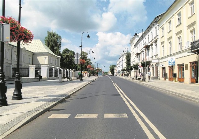 Lipiec 2013.  Dawna Kaliska to dzisiejsza ulica Słowackiego (nazwę zmieniono w 1927 roku)
