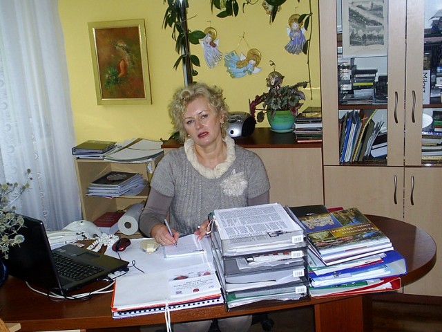 Danuta Wielgosz dyrektor Biblioteki w Radziejowie