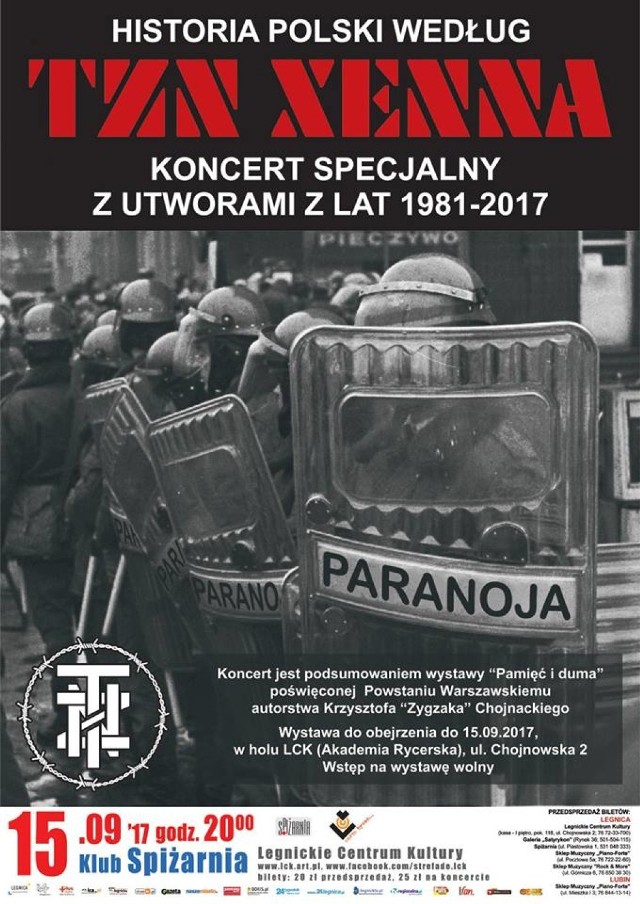 Z historią w tle... wyjątkowy koncert zespołu TZN Xenna i wystawa „Pamięć i Duma”