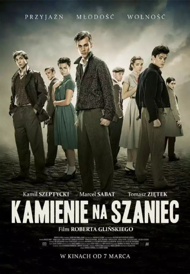 Plakat filmu "Kamienie na Szaniec"