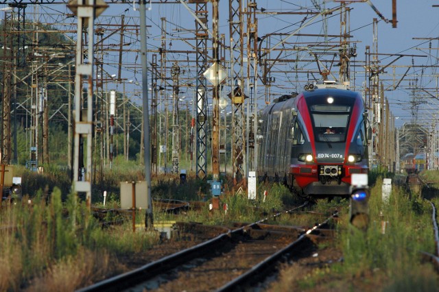 Pociągi ED74 wróciły niedawno na trasę Łódź - Warszawa