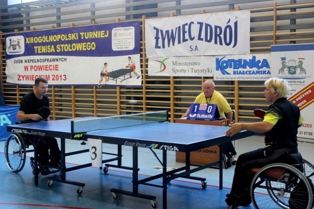 Turniej Tenisa Stołowego Niepełnosprawnych w Węgierskiej Górce