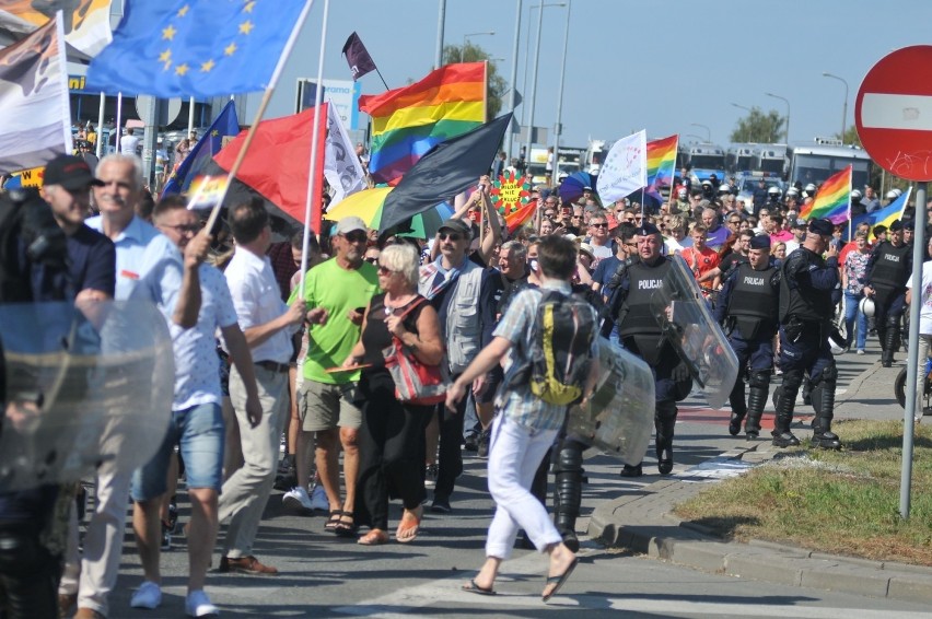 W Gorzowie środowisko LGBT było widoczne m.in. podczas...