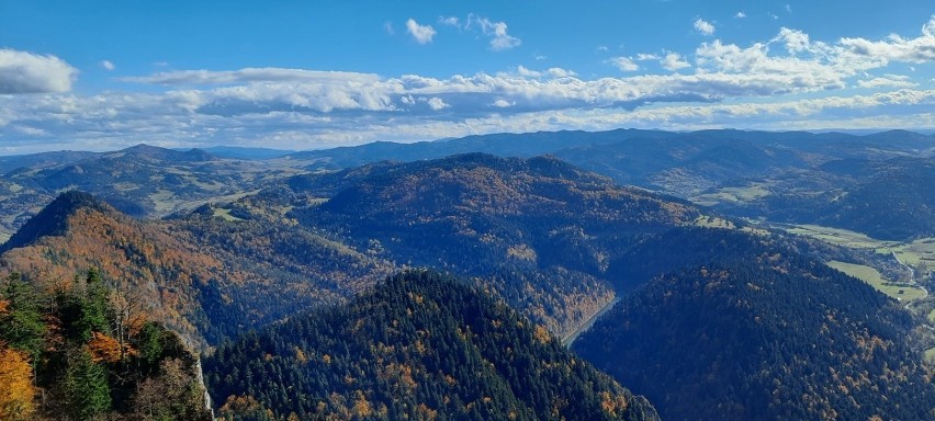 Trzy Korony jesienią. Górska wycieczka w malownicze Pieniny, skąd widać Tatry [ZDJĘCIA]