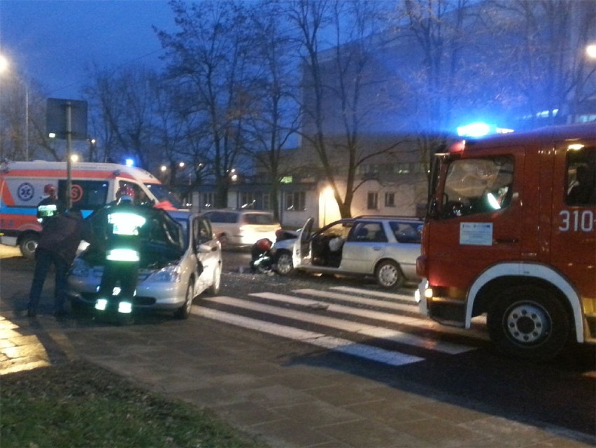 Wypadek na Pojezierskiej w Łodzi