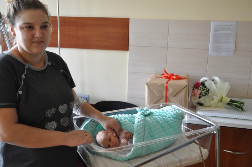 Oto Hania - pierwszy maluch, który przyszedł na świat w kołobrzeskim szpitalu w 2020 roku