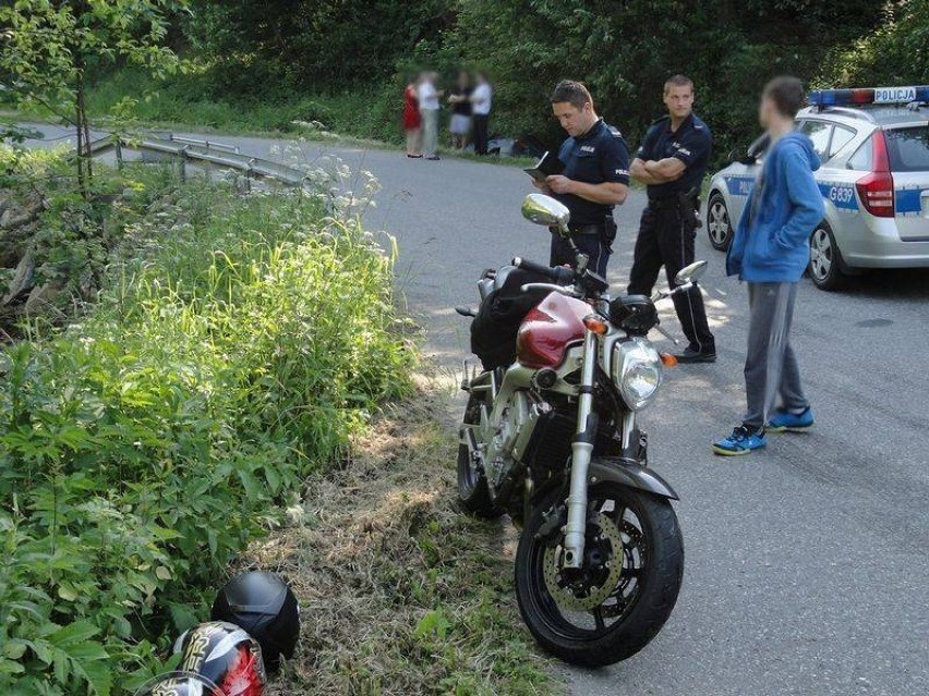 W Mogilnie 10-letnie dziecko ranne w zderzeniu motocykla z samochodem osobowym