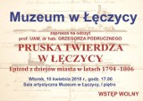 Słynny badacz twierdz i fortyfikacji zawita do Muzeum w Łęczycy