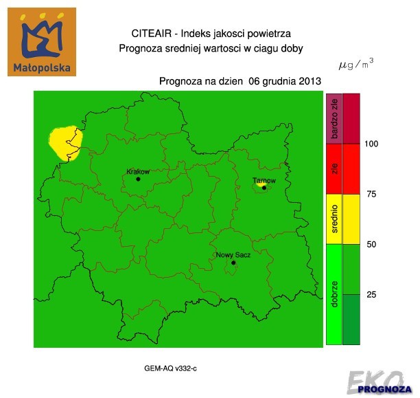 Orkan Ksawier przewietrzył Kraków i Małopolskę. Tak czystego powietrza dawno nie było