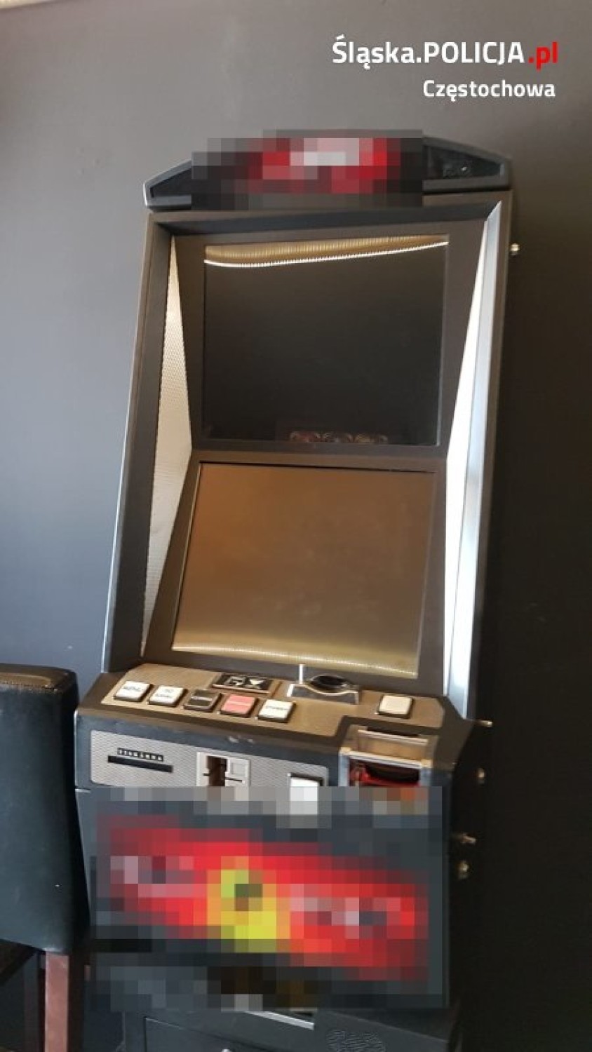 Częstochowa: Policja przejęła nielegalne automaty do gier. Za hazard grozi wysoka kara finansowa i więzienie