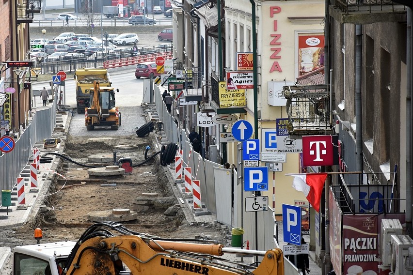 Trwa remont ulicy Mickiewicza a w kolejce czeka Stróżowska
