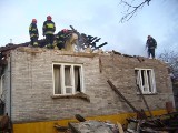 Wybuch gazu w Ostrowcu Świętokrzyskim, budynku mieszkalnym [zdjęcia]