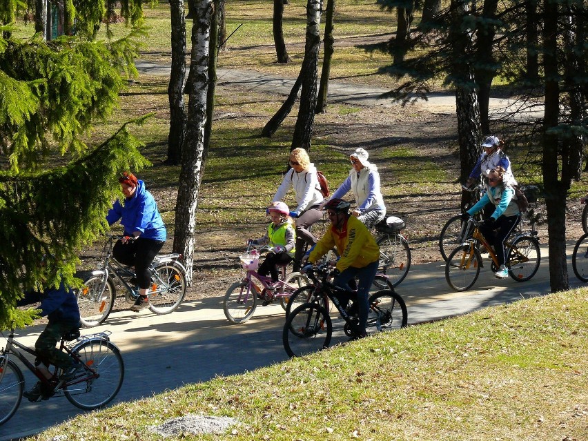 Chełmianie przywitali wiosnę na rowerach