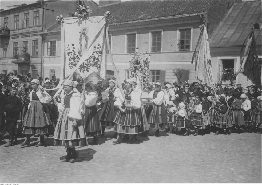 Łowicz, 1927. Procesja Bożego Ciała.